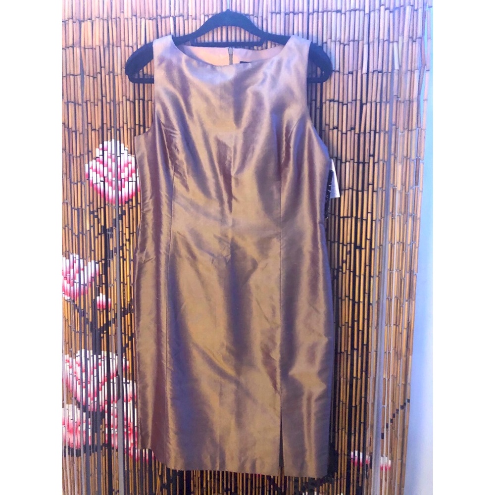 Beautiful Bronze Silk Dress